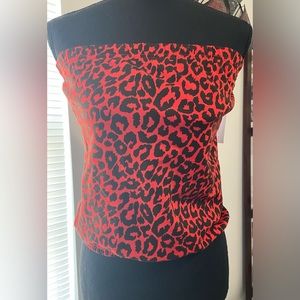 New York & Company - Strapless French Terry Top  (NWT)